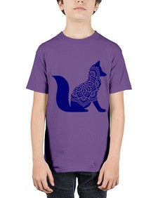 FoxMandalaUpdated 463# - mandala - Youth Tee Unisex