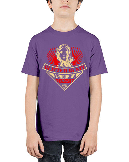 Glitter is my makeup of choice Style 211# - beauty - fashion - Youth Tee Unisex