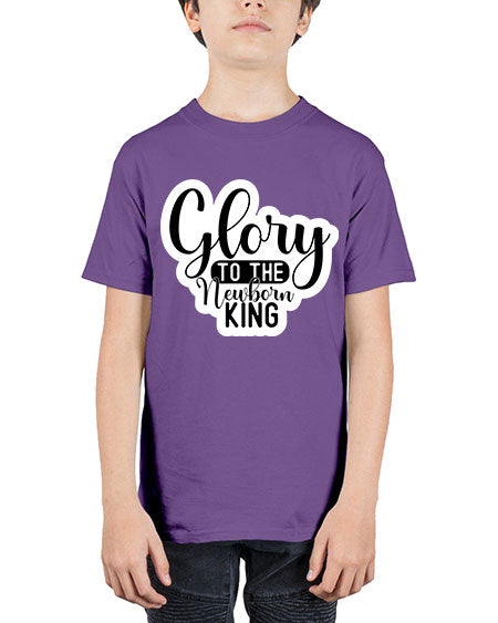 Glory To The Newborn King 320# - baby - Youth Tee Unisex