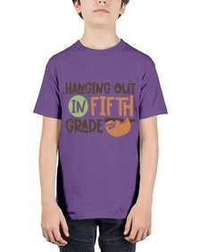 Hanging Out in Fifth 232# - fifth grade - Youth Tee Unisex