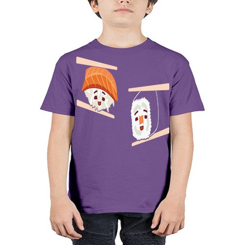 Happy Sushi Anime Kawaii Set Anime 232# - anime - Youth Tee Unisex