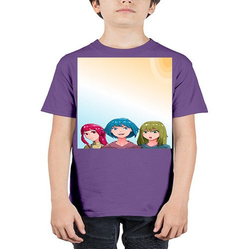 Happy three friend 20# - anime - Youth Tee Unisex