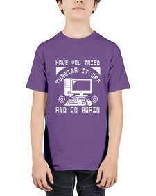 Have you tried turning it off and on again 45# - computer - Youth Tee Unisex