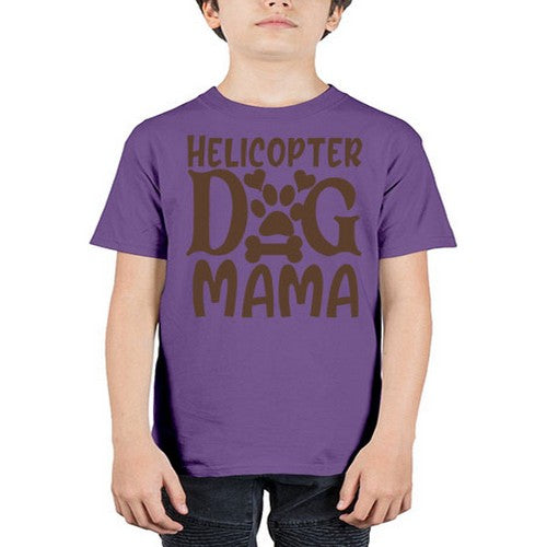 Helicopter Dog Mama Style 87# - dogs - Youth Tee Unisex