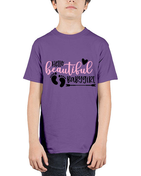 Hello Beautiful Babygirl Style 327# - baby - Youth Tee Unisex