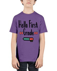 Hello First Grade 273# - first grade - Youth Tee Unisex