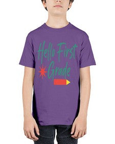 Hello First Grade 277# - first grade - Youth Tee Unisex