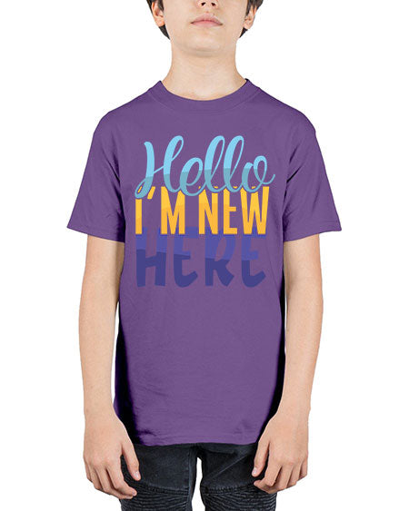 Hello Im New Here Style 87# - baby - Youth Tee Unisex