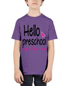 Hello preschool 317# - prek headstart - Youth Tee Unisex