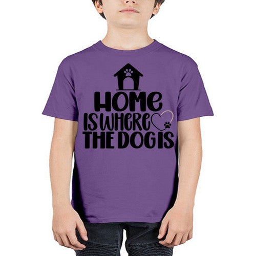Home Is Where The Dogis Style 20# - dogs - Youth Tee Unisex