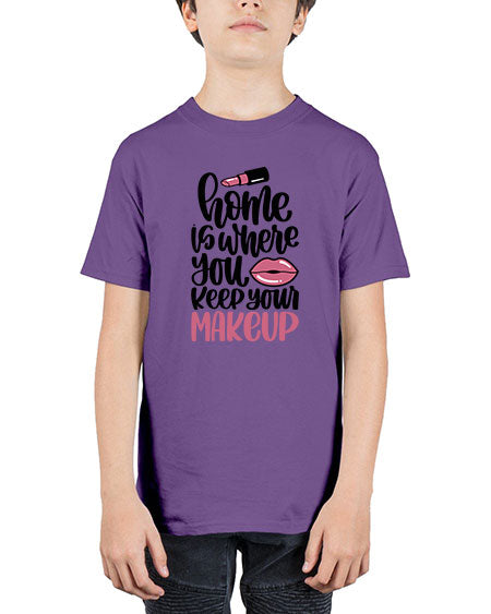 Home Is Where You Keep Your Makeup Style 87# - beauty - fashion - Youth Tee Unisex