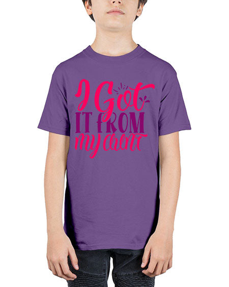 I Got It From My Aunt Style 94# - baby - Youth Tee Unisex