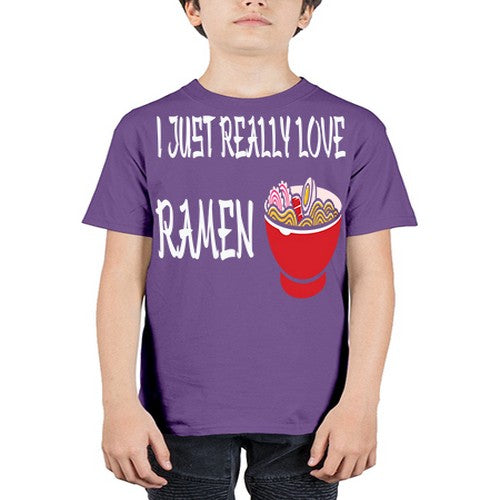 I Just Love Ramen Japanese Anime 238# - anime - Youth Tee Unisex