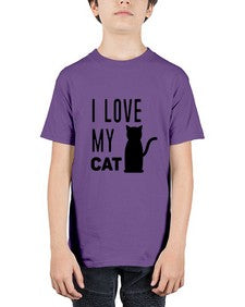 I Love My Cat Style 57# - cats - Youth Tee Unisex