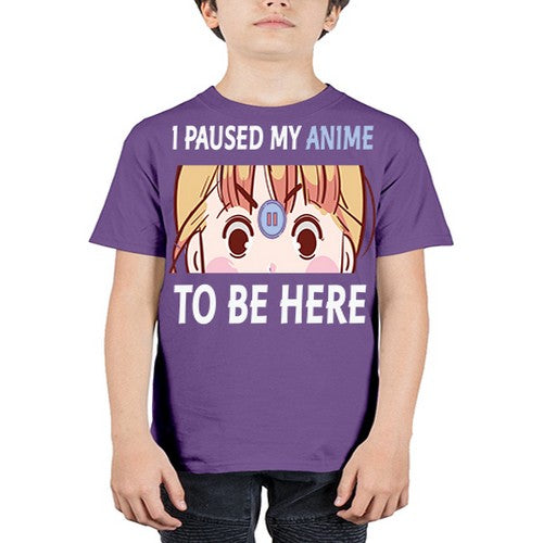 I Paused My Anime To Anime 244# - anime - Youth Tee Unisex