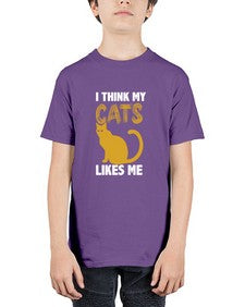 I Think My Cats - cats - Youth Tee Unisex
