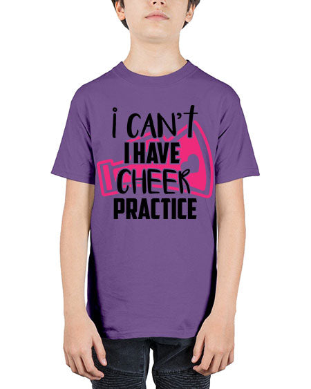 I cant I have cheer practice 1165# - cheer - Youth Tee Unisex
