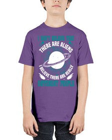 I dont belive that there are aliens 8# - ufo - Youth Tee Unisex
