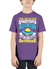 I feel like an alien sometimes where i dont belong 11# - ufo - Youth Tee Unisex