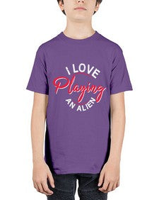 I love playing and alien 19# - ufo - Youth Tee Unisex