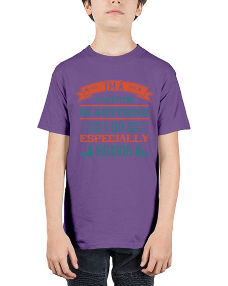Im a competitor in anything I do especially boxing 1947# - boxing - Youth Tee Unisex