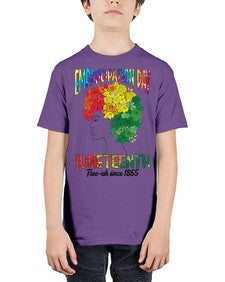 Juneteenth Freedom Day African 1865 Png 28# - black juneteenth - Youth Tee Unisex