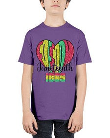 Juneteenth Since 1865 Heart 20# - black juneteenth - Youth Tee Unisex