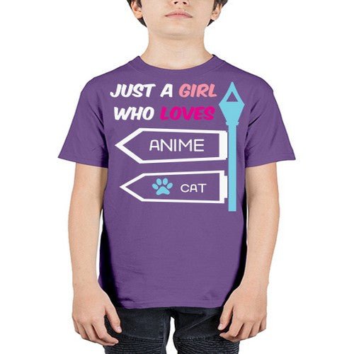 Just A Girl Who Loves Anime 264# - anime - Youth Tee Unisex