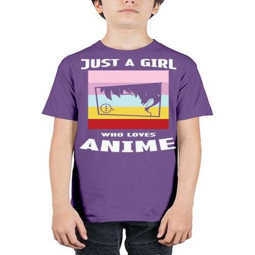 Just A Girl Who Loves Anime 265# - anime - Youth Tee Unisex