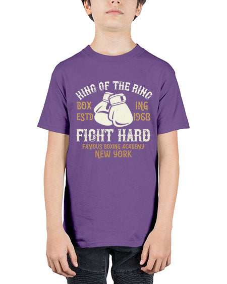 King Of The Ring Boxing Estd Fight Hard Famous Boxing Academy New York 1907# - boxing - Youth Tee Unisex