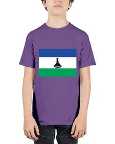 Lesotho 1129# - world flags - Youth Tee Unisex