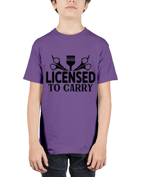 Licensed To Carry 1050# - hairdresser - Youth Tee Unisex