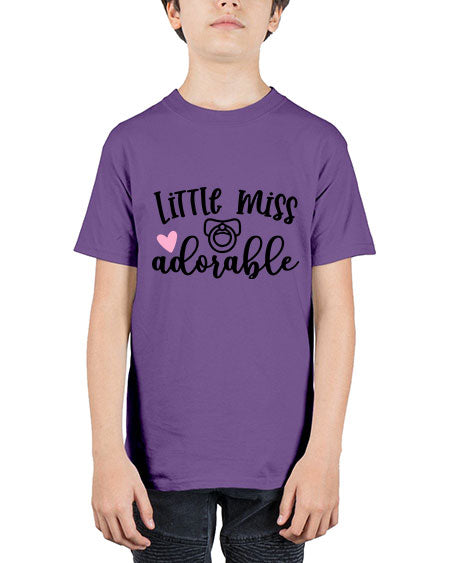 Little Miss Adorable Style 380# - baby - Youth Tee Unisex