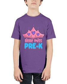 Little Miss PreK 485# - prek headstart - Youth Tee Unisex