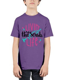 Livin The Scrub Life Style Style 1067# - nurse - Youth Tee Unisex
