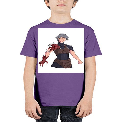 Man has parasite on hand 14# - anime - Youth Tee Unisex