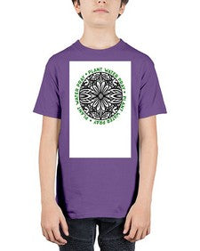 Mandala Garden Round 910# - mandala - Youth Tee Unisex