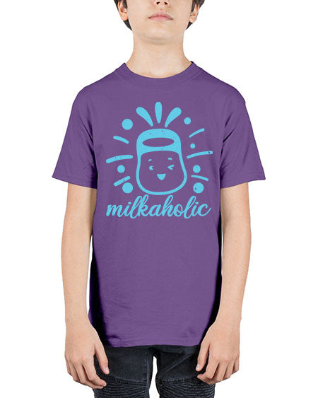 Milkaholic Style 155# - baby shower - Youth Tee Unisex