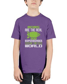 Moms are 170# - cartoon super hero - Youth Tee Unisex