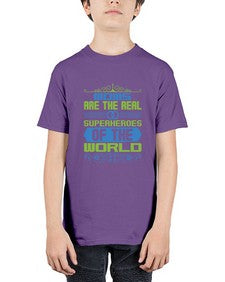 Moms are the 171# - cartoon super hero - Youth Tee Unisex