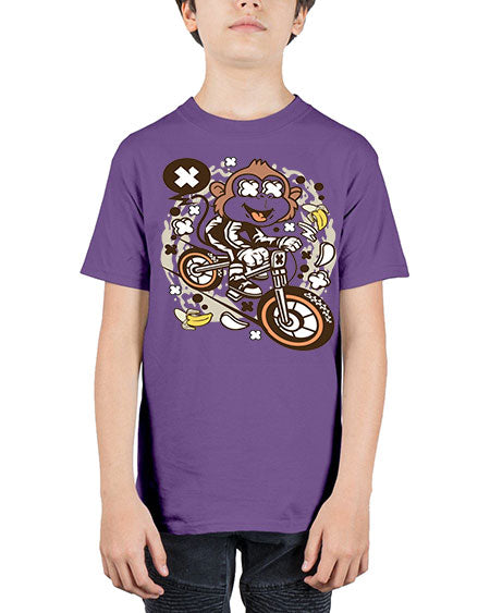 Monkey Downhill - monkey - Youth Tee Unisex