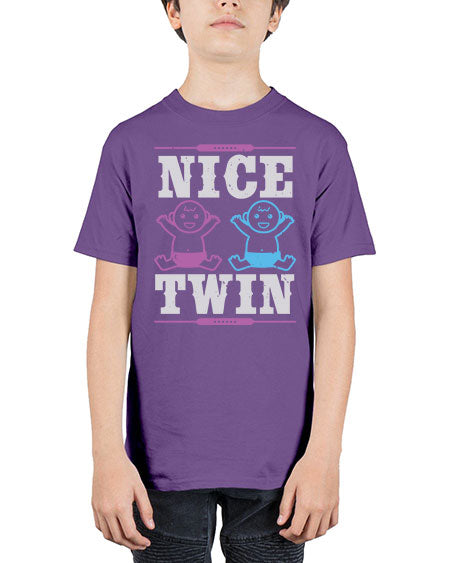 Nice Twin Style 167# - baby shower - Youth Tee Unisex