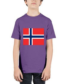 Norway 1513# - world flags - Youth Tee Unisex