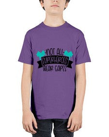Not All Superheroes Wear Capes Style Style 1137# - nurse - Youth Tee Unisex