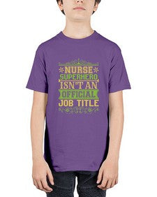 Nurse superhero 199# - cartoon super hero - Youth Tee Unisex
