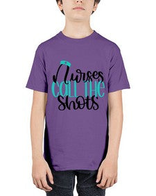Nurses Call The Shots Style Style 1236# - nurse - Youth Tee Unisex