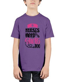 Nurses Need Shots Too Style Style 1252# - nurse - Youth Tee Unisex