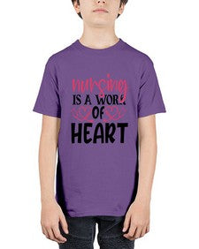 Nursing is a work of heart Style Style 1269# - nurse - Youth Tee Unisex