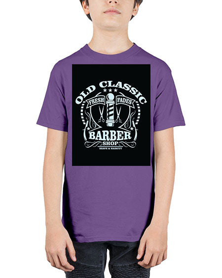 Old Classic Barber1284# - barber - Youth Tee Unisex
