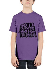 One Blessed Teacher Style 1287# - teacher - Youth Tee Unisex